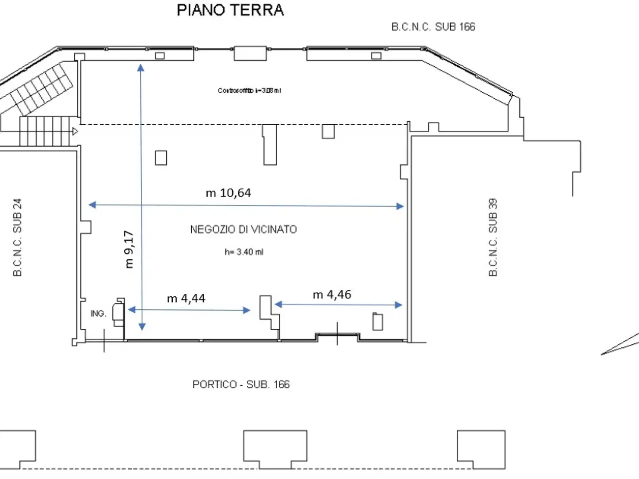 Esercizio commerciale in Via dell'Artigiano, Bologna, {3} - Planimetria 1