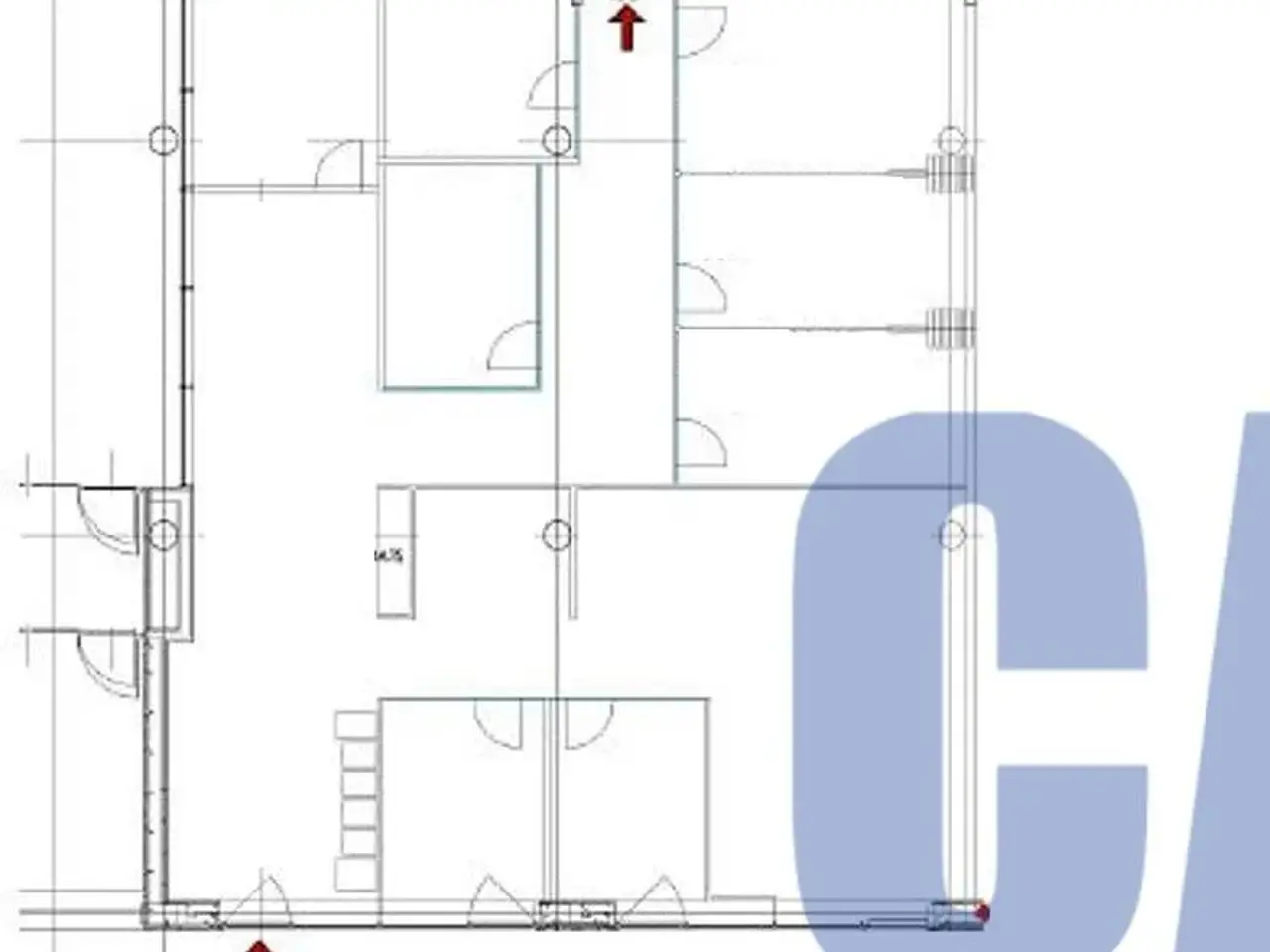 Ufficio in Viale Sarca, Milano, {3} - Planimetria 1