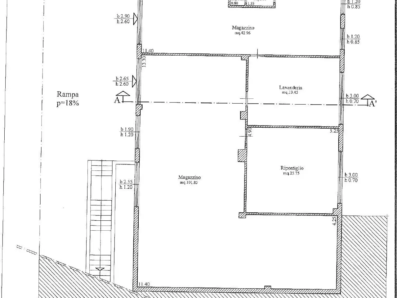 Magazzino in , Montespertoli, {3} - Planimetria 1