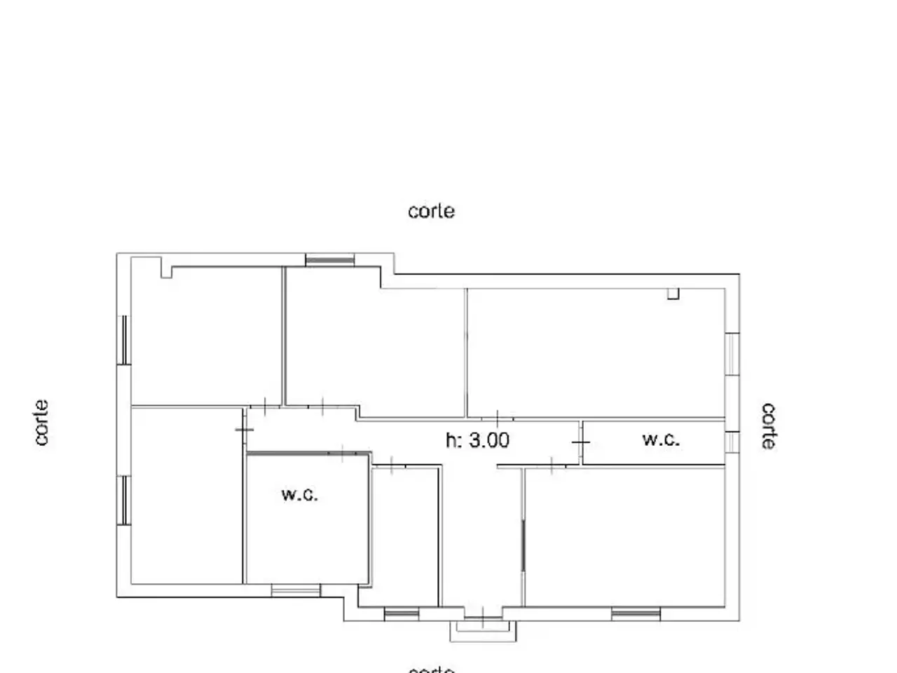 Ufficio in Via Lungolago 136, Bacoli, {3} - Planimetria 1