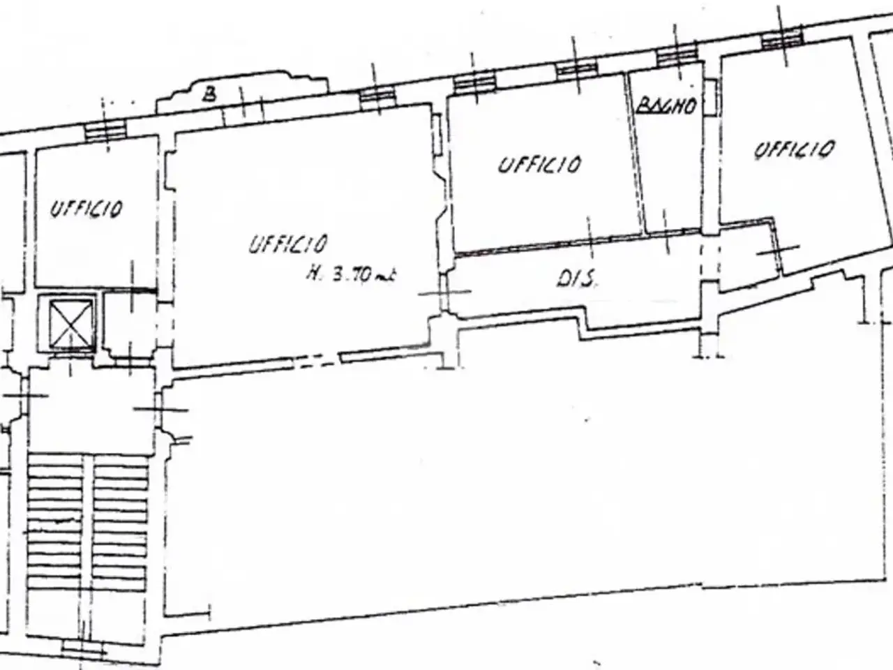 Ufficio in Via Fratelli Galliari 1, Treviglio, {3} - Planimetria 1