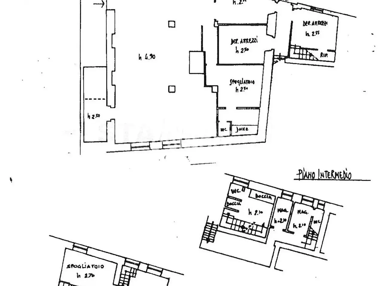 Palazzina commerciale in Via XX Settembre 35, La Spezia, {3} - Planimetria 1