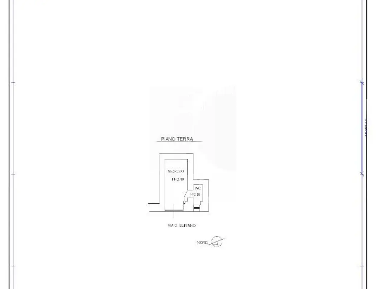 Negozio in Via Suriano, Crotone, {3} - Planimetria 1