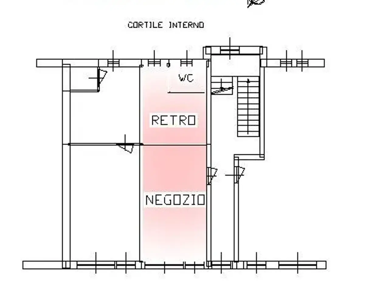 Negozio in Corso 25 Aprile 45, Rivoli, {3} - Planimetria 1