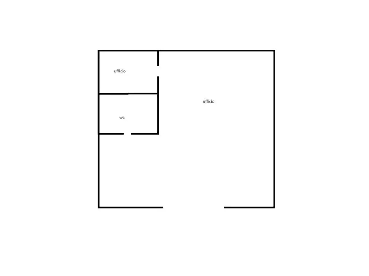 Ufficio in Via Gromaglie, Martinengo, {3} - Planimetria 1
