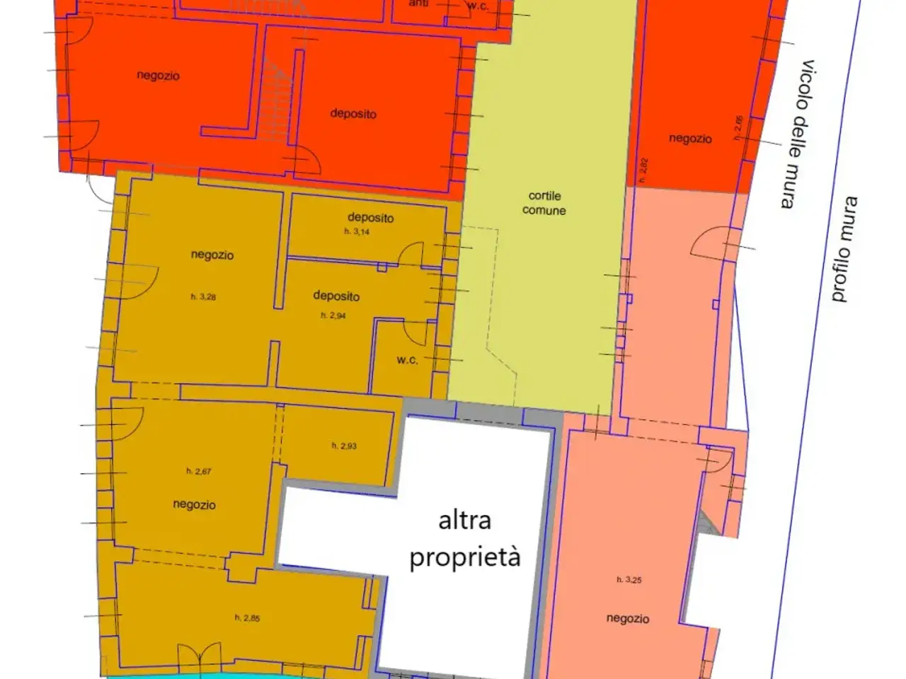 Negozio in Piazza Giuseppe Mazzini, Monselice, {3} - Planimetria 1