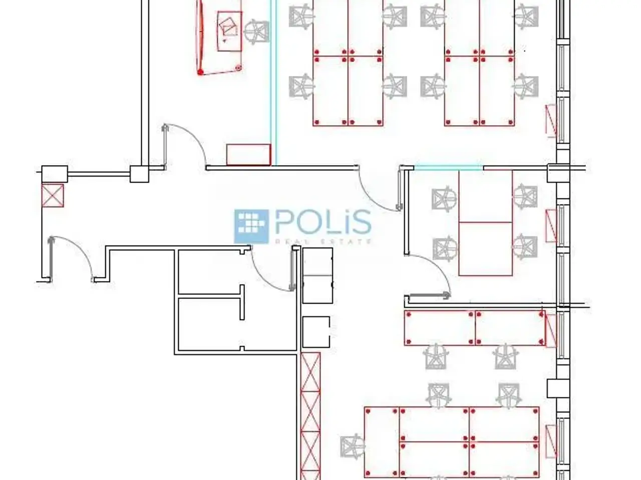 Ufficio in Stanga, Padova, {3} - Planimetria 1