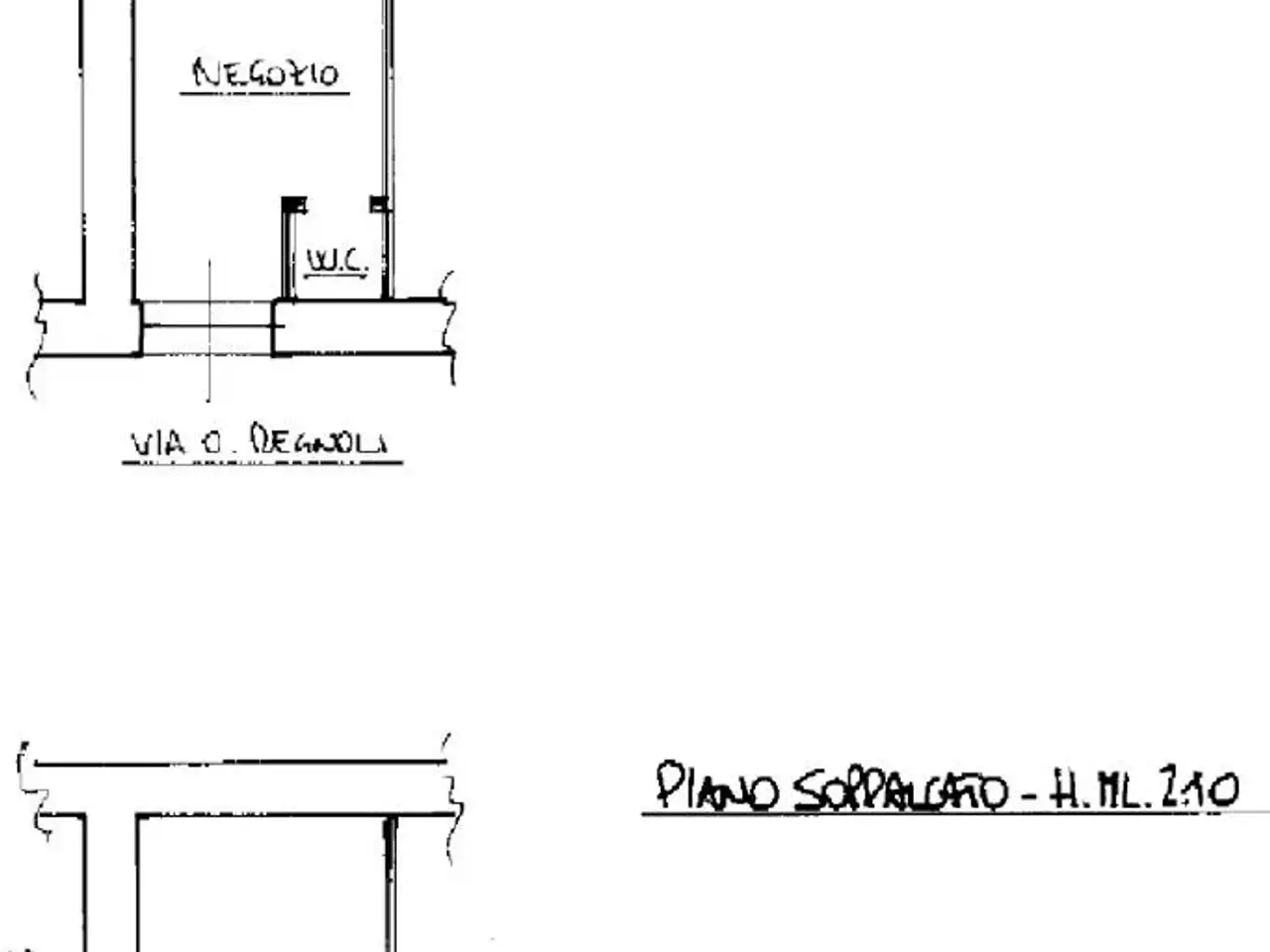 Negozio in Via Oreste Regnoli 19, Roma, {3} - Planimetria 1