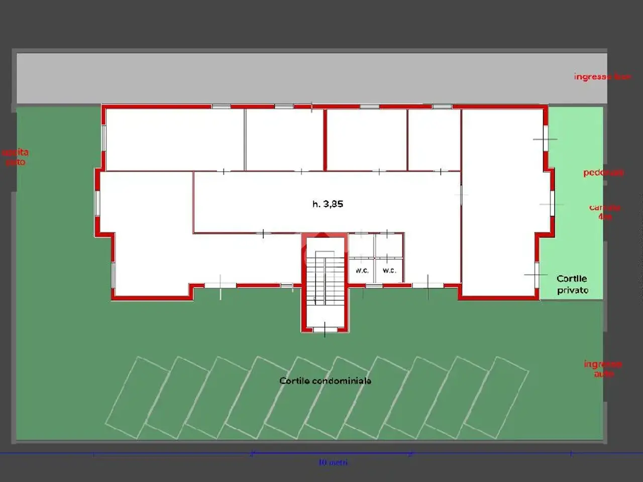 Negozio in Via Starzalunga 19, Maddaloni, {3} - Planimetria 1
