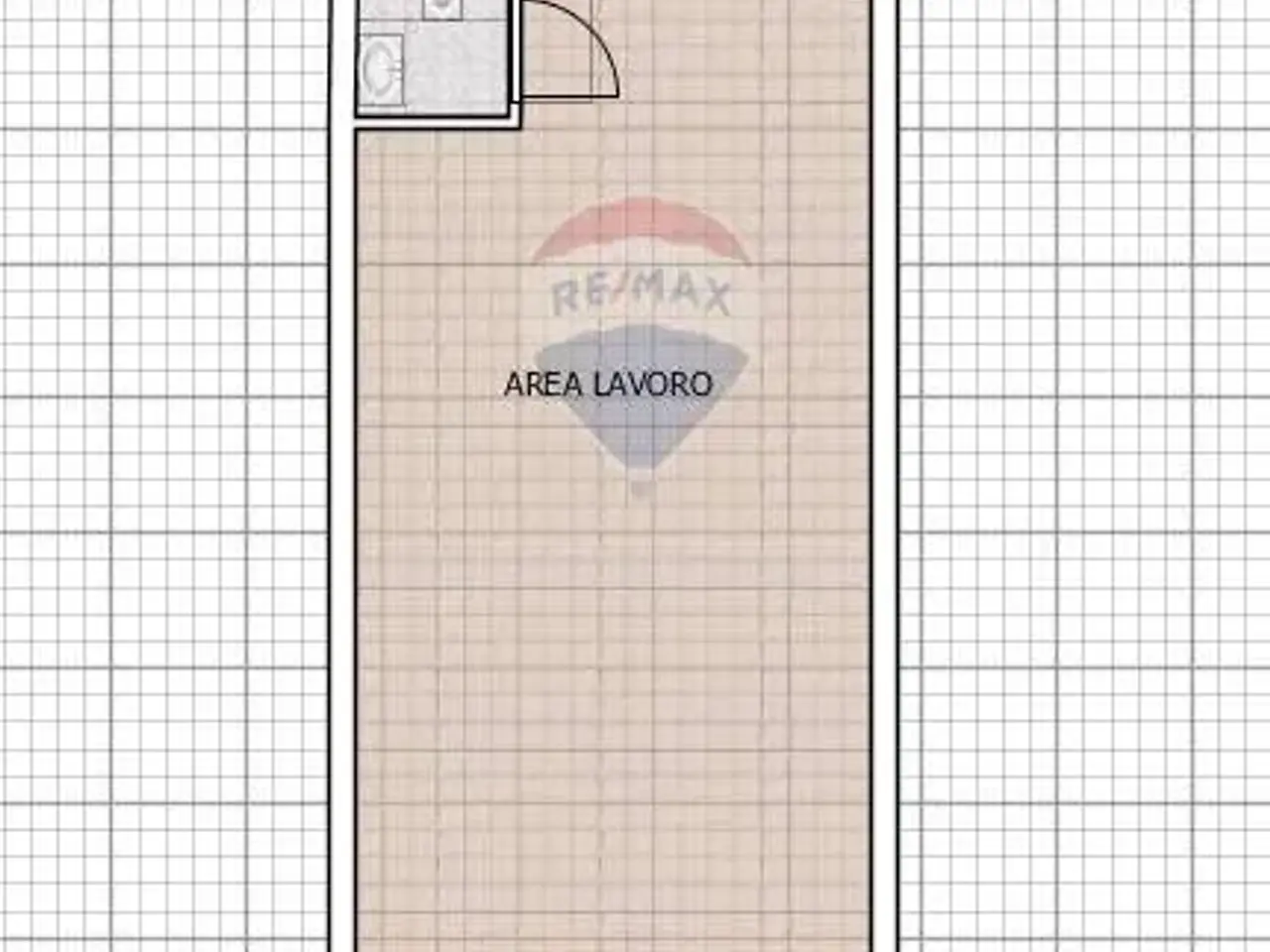 Negozio in Via Damiani Almeyda 13, Palermo, {3} - Planimetria 1