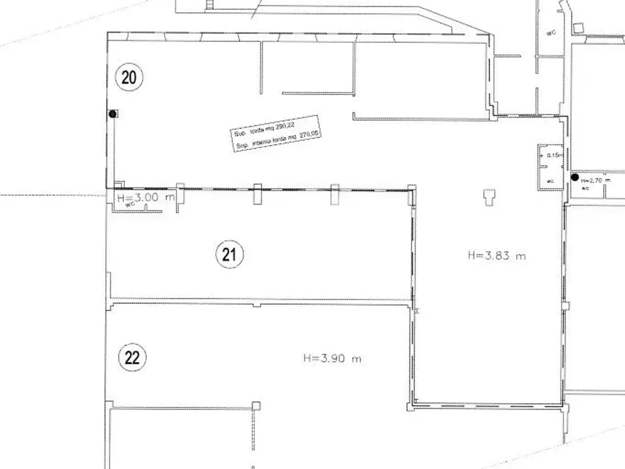 Capannone in Via Val Lerone 20, Arenzano, {3} - Planimetria 1