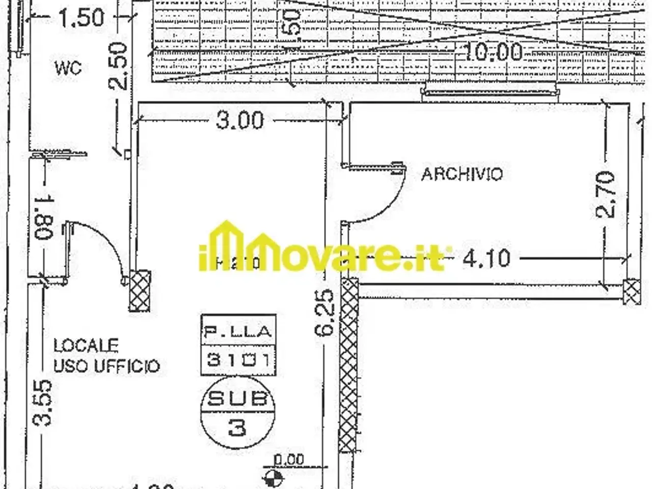 Ufficio in Via San Pietro , Triggiano, {3} - Planimetria 1