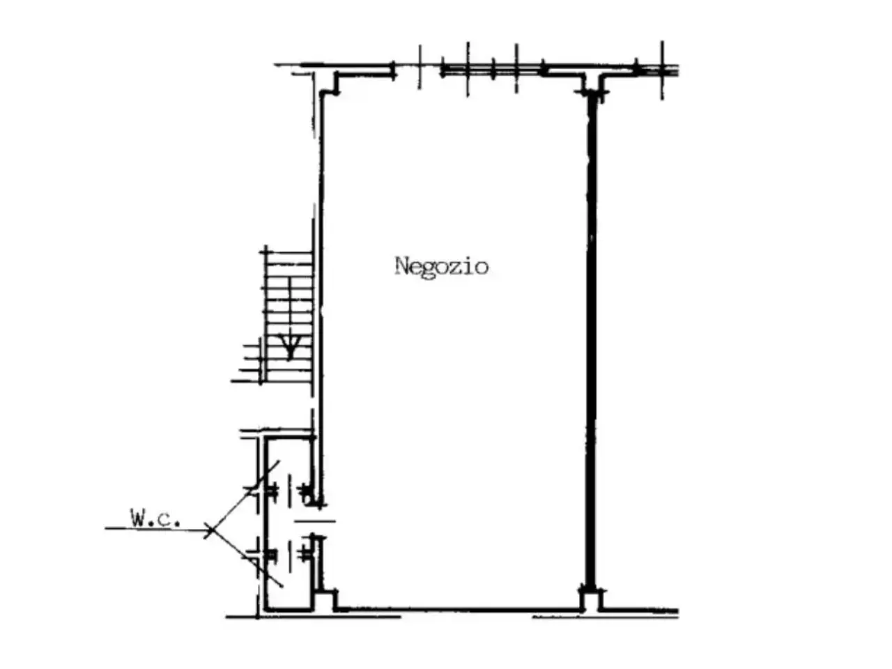 Negozio in Via Galileo Ferraris 41, Santhia', {3} - Planimetria 1