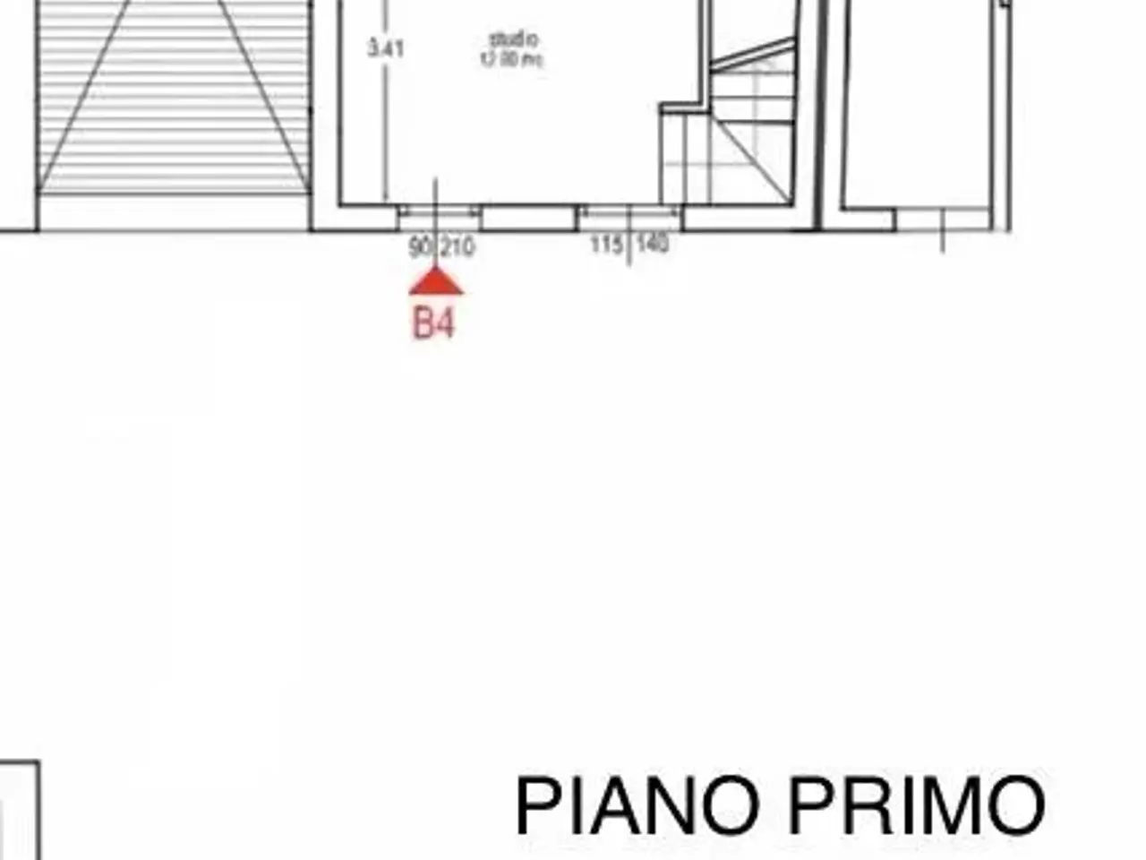 Ufficio in Via Garibaldi 92/a, Calcinaia, {3} - Planimetria 1
