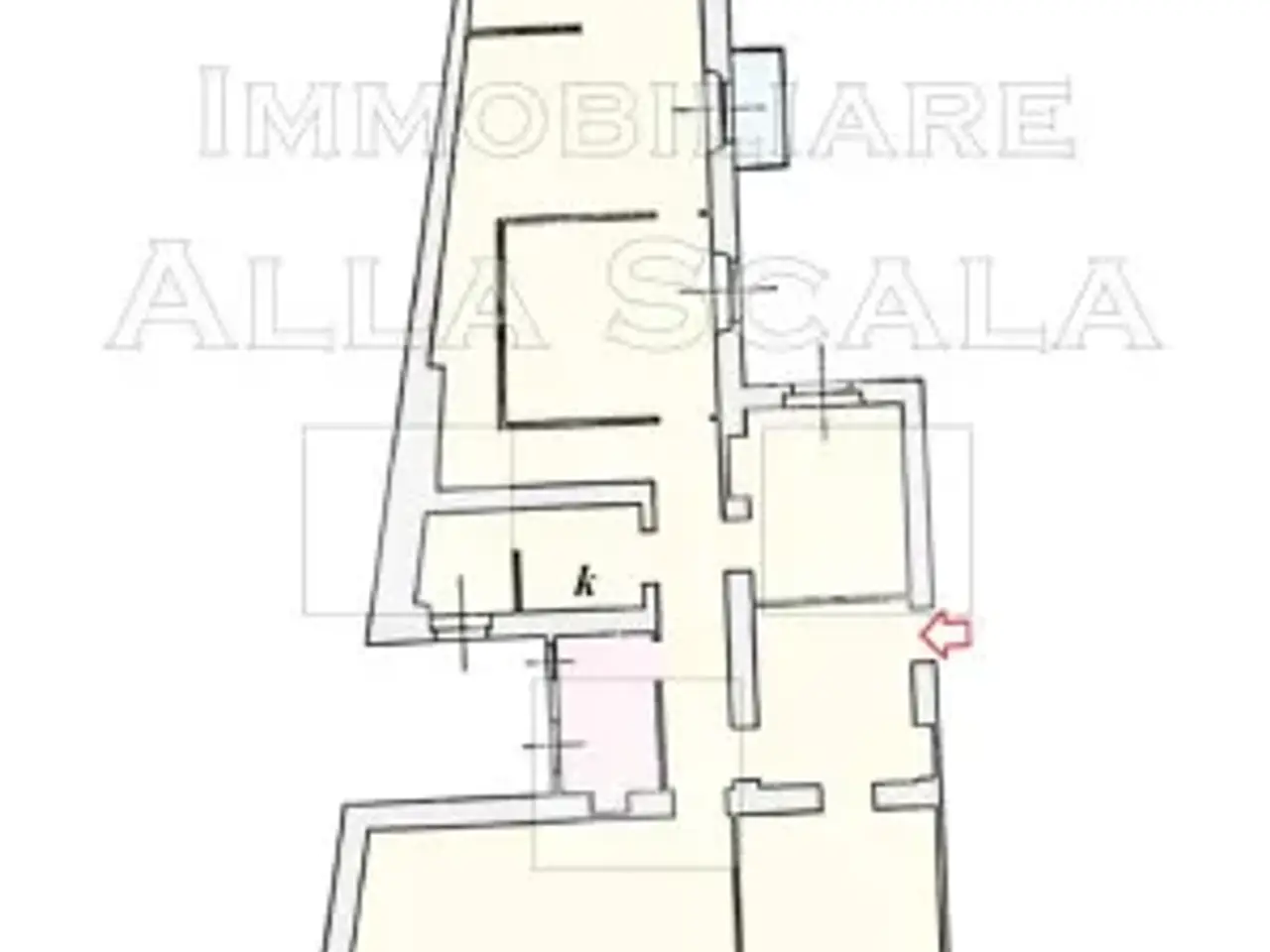 Ufficio in Via San Damiano, Milano, {3} - Planimetria 1
