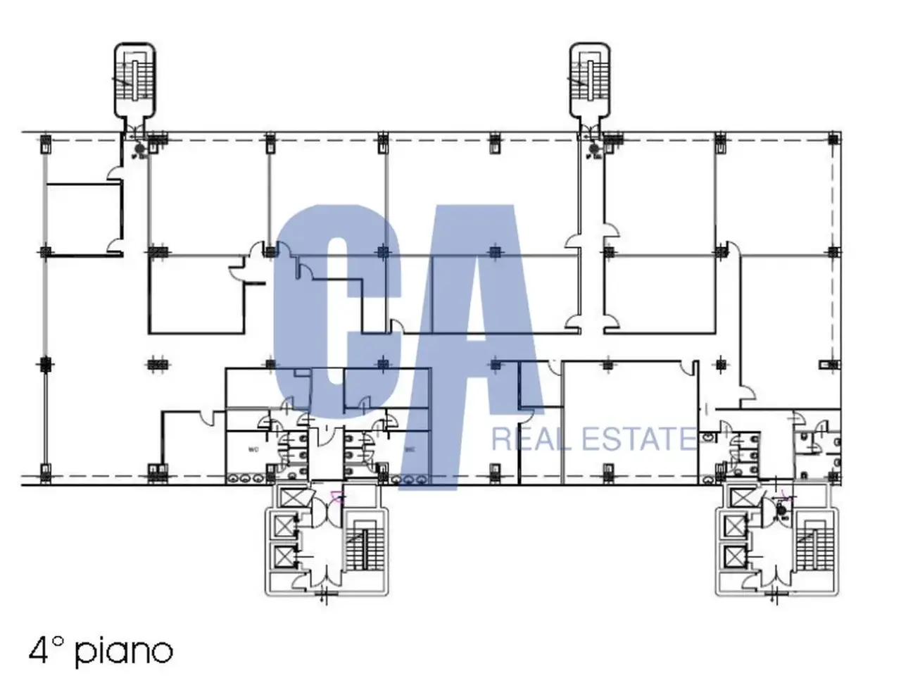 Ufficio in Strada Milano Fiori, Assago, {3} - Planimetria 1