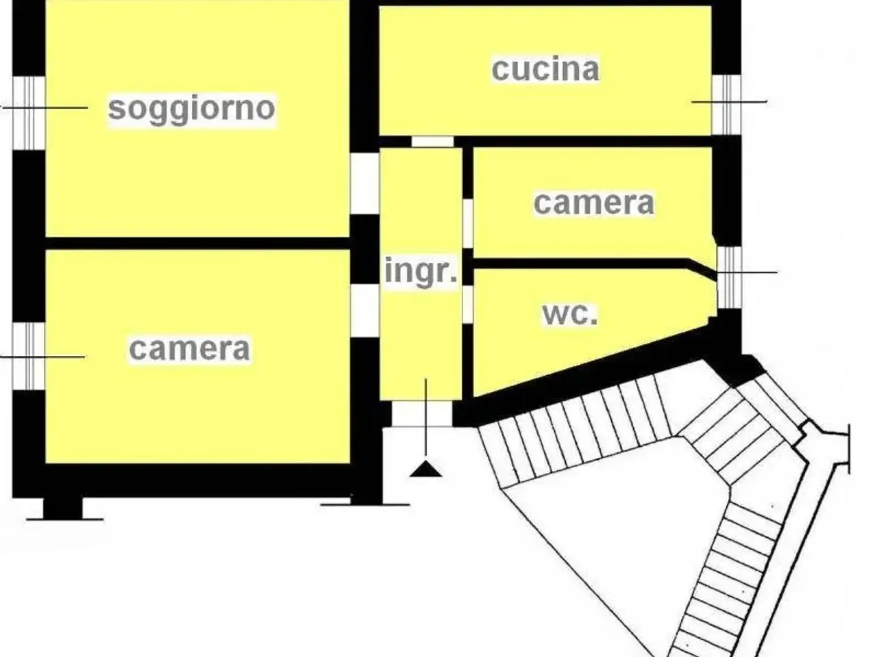 Quadrilocale in vendita, Largo Giovanni Pascoli 7a, Potenza - Planimetria 1