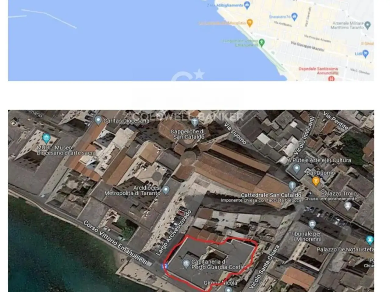 Negozio in Largo Arcivescovado 15, Taranto, {3} - Planimetria 1