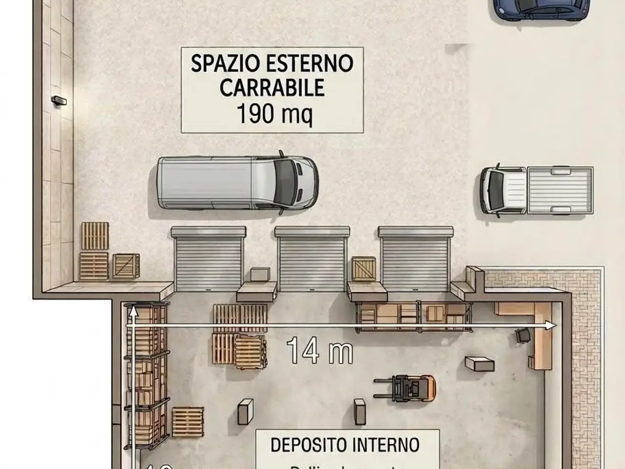 Magazzino in , Castel San Giorgio, {3} - Foto 2