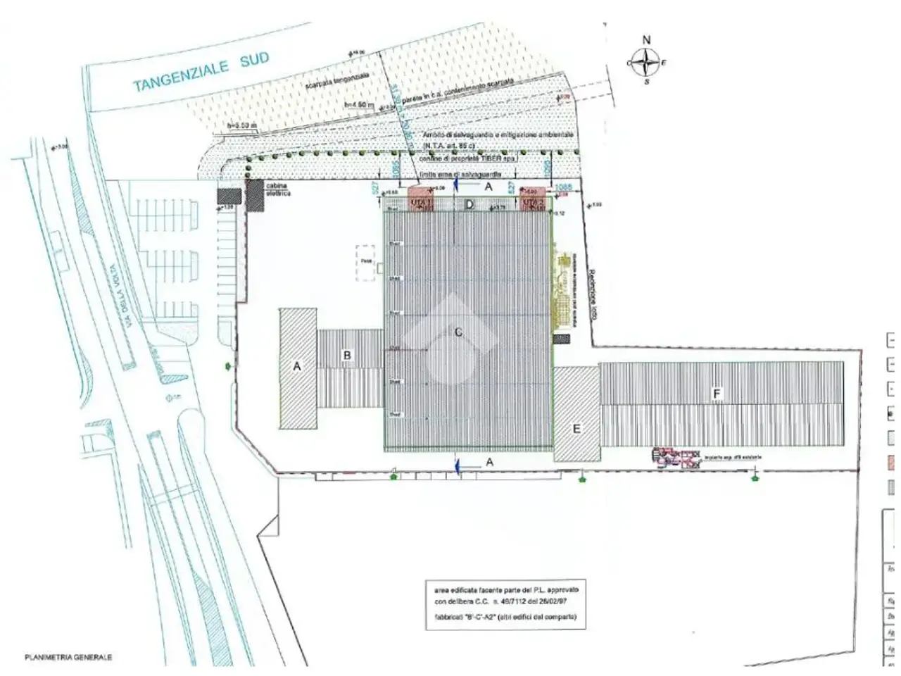 Capannone in Via della Volta 179, Brescia, {3} - Planimetria 1
