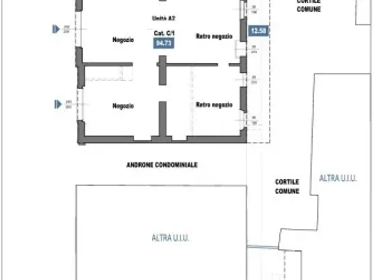 Negozio in Via Novara 201, Milano, {3} - Planimetria 1