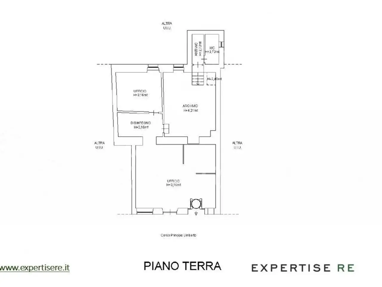 Negozio in C.So Principe Umberto 38, Montalbano Elicona, {3} - Planimetria 1