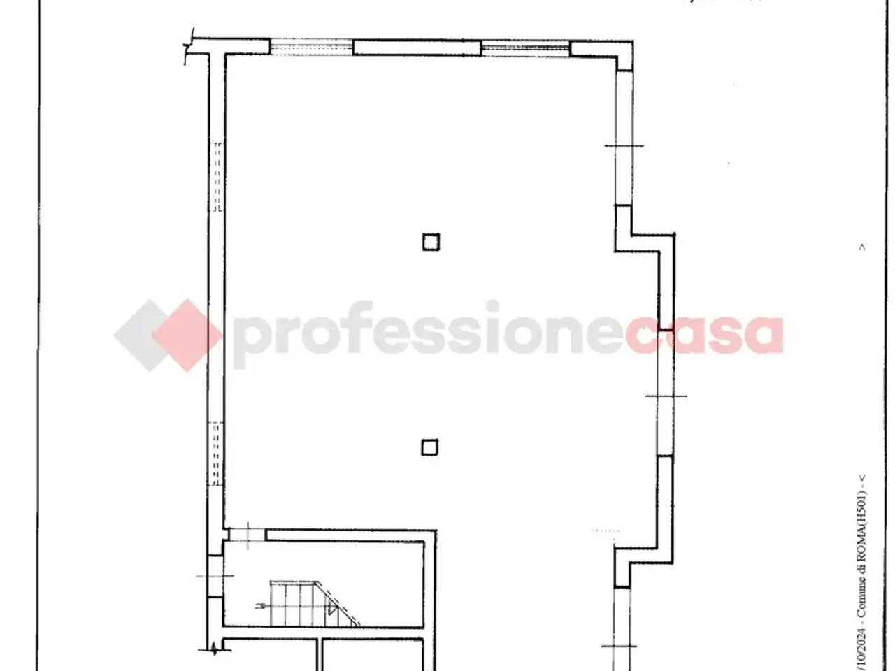 Negozio in Via Melissano, Roma, {3} - Planimetria 1