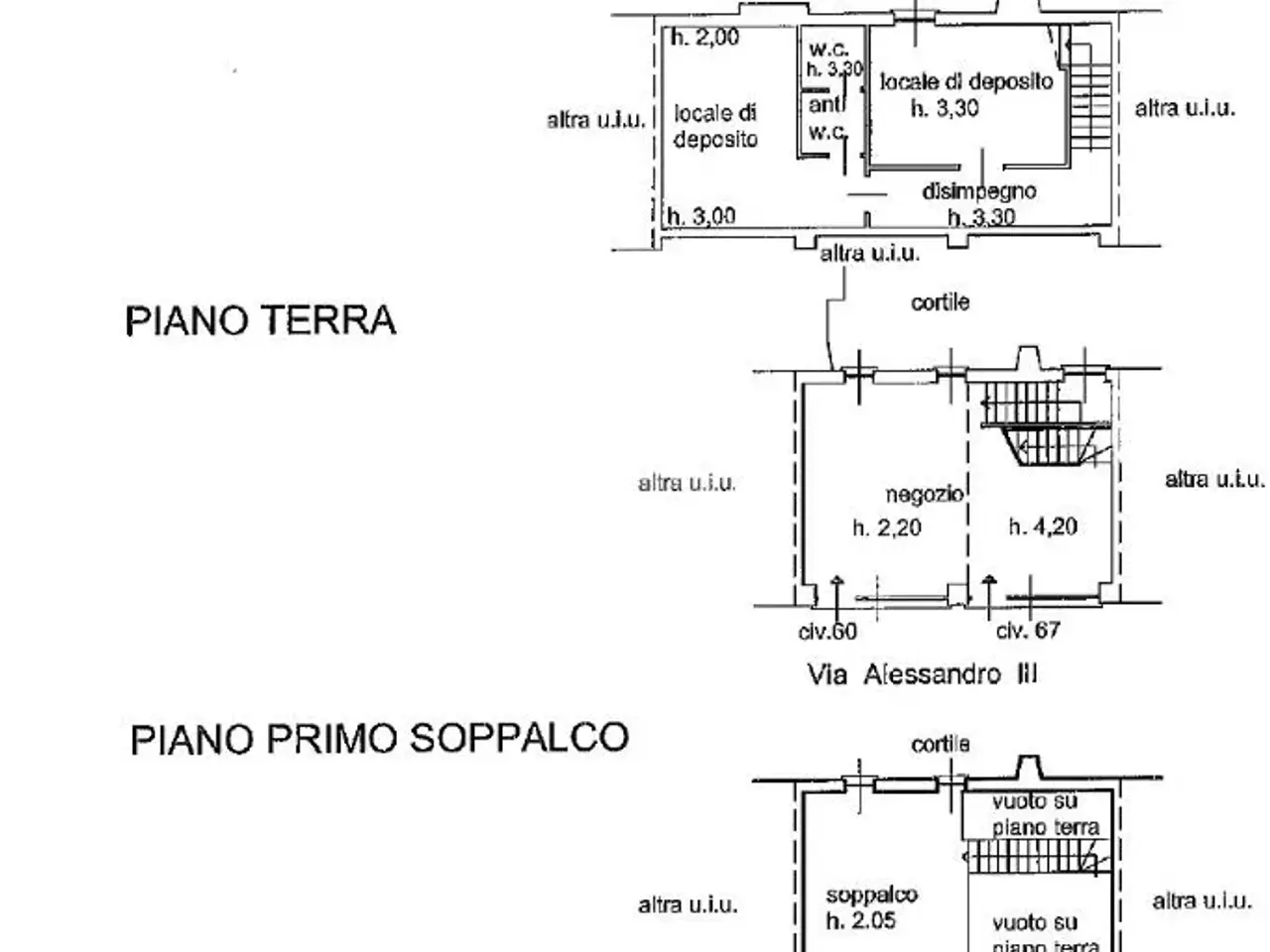 Negozio in Via Alessandro III 60, Alessandria, {3} - Planimetria 1
