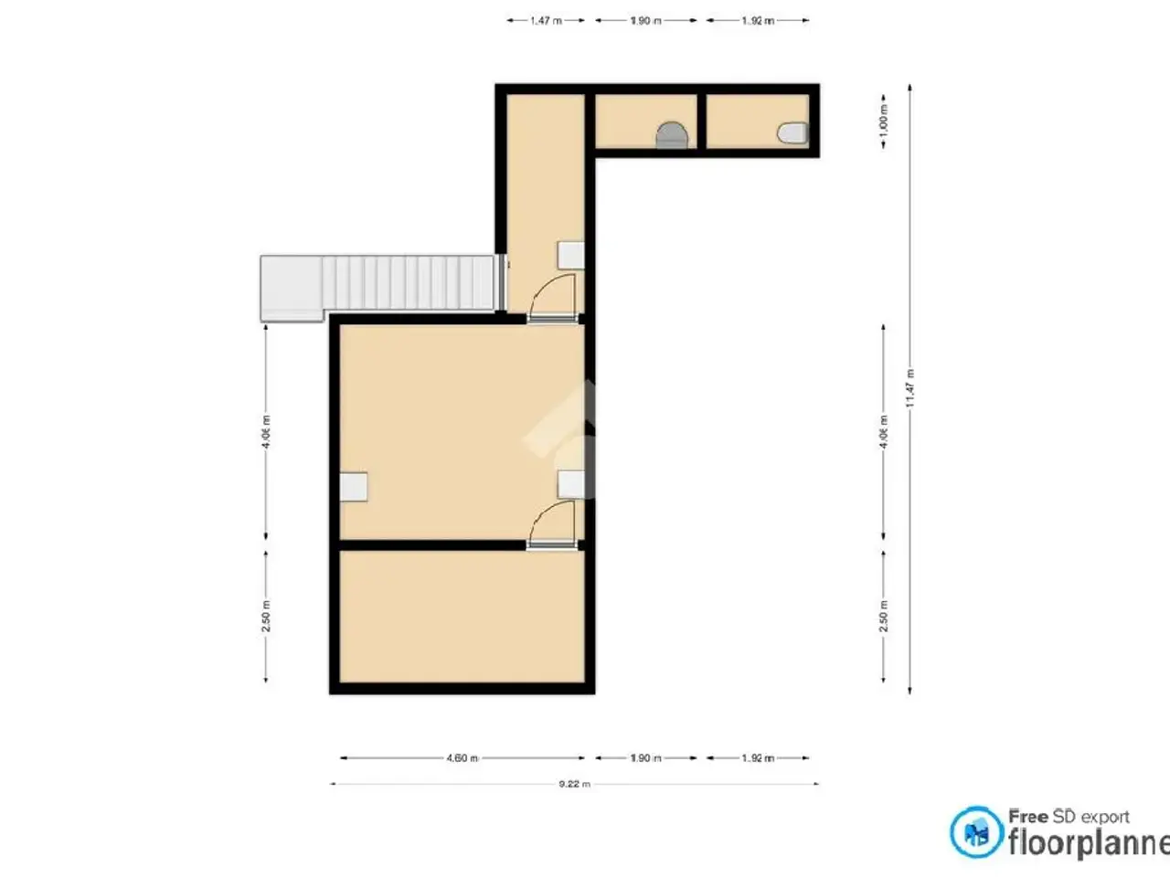 Negozio in Via Nemorense 165, Roma, {3} - Planimetria 1
