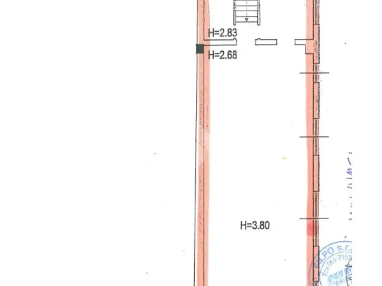 Ufficio in Via Mascarino 14, Pieve Di Cento, {3} - Planimetria 1