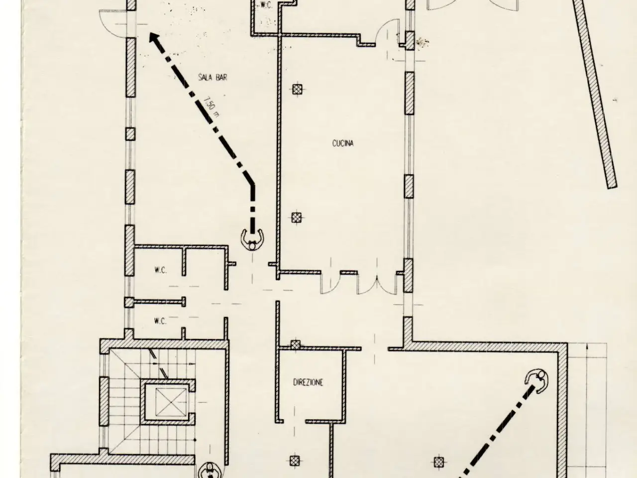 Negozio in Via Maria Luigia 5, Salsomaggiore Terme, {3} - Planimetria 1