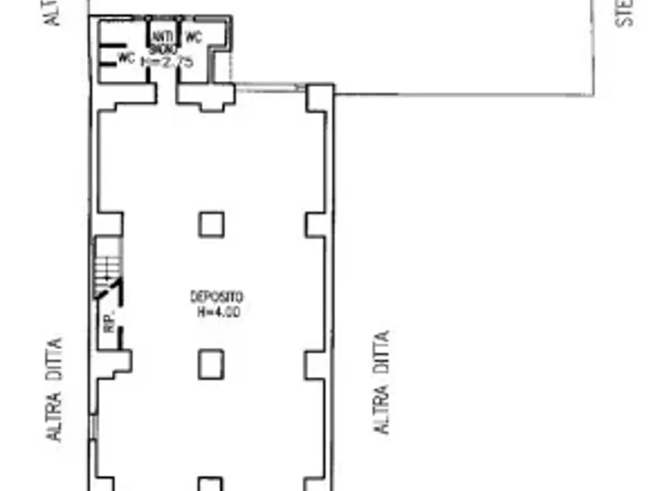 Stabile - Palazzo in Via Ludovico Ariosto, Spongano, {3} - Planimetria 1