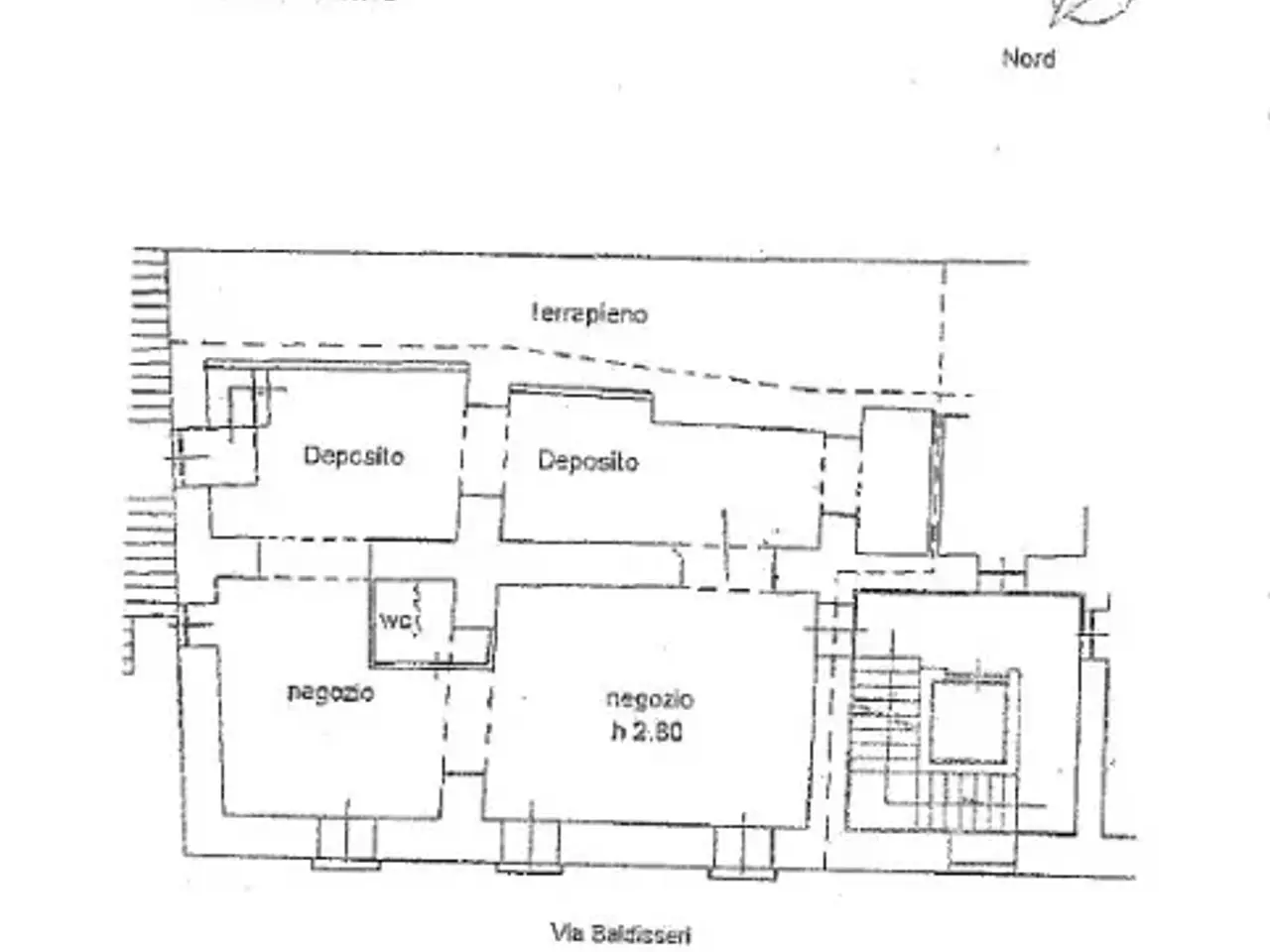 Negozio in Via Baldisseri, Sant'Agata Di Militello, {3} - Planimetria 1