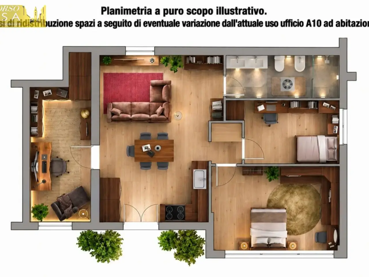 Ufficio in Via Palombieri Piano Terra - Ingresso Indipendente, Teramo, {3} - Planimetria 1