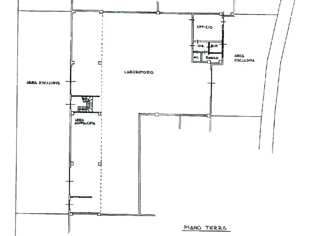 Capannone in Via Alberelle 20, San Rocco Al Porto, {3} - Planimetria 1