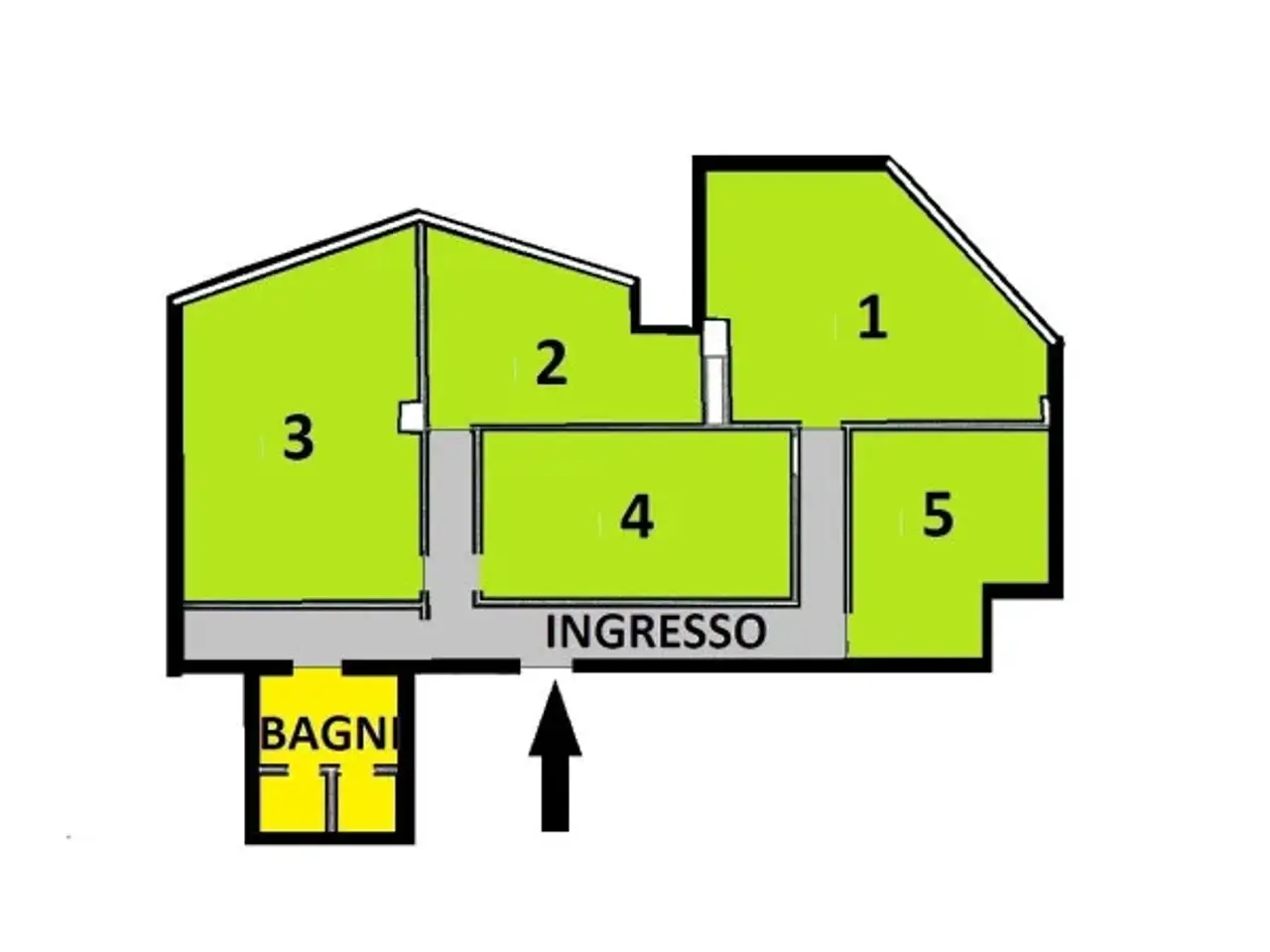 Ufficio in Via Aldo Moro 10, Brescia, {3} - Planimetria 1