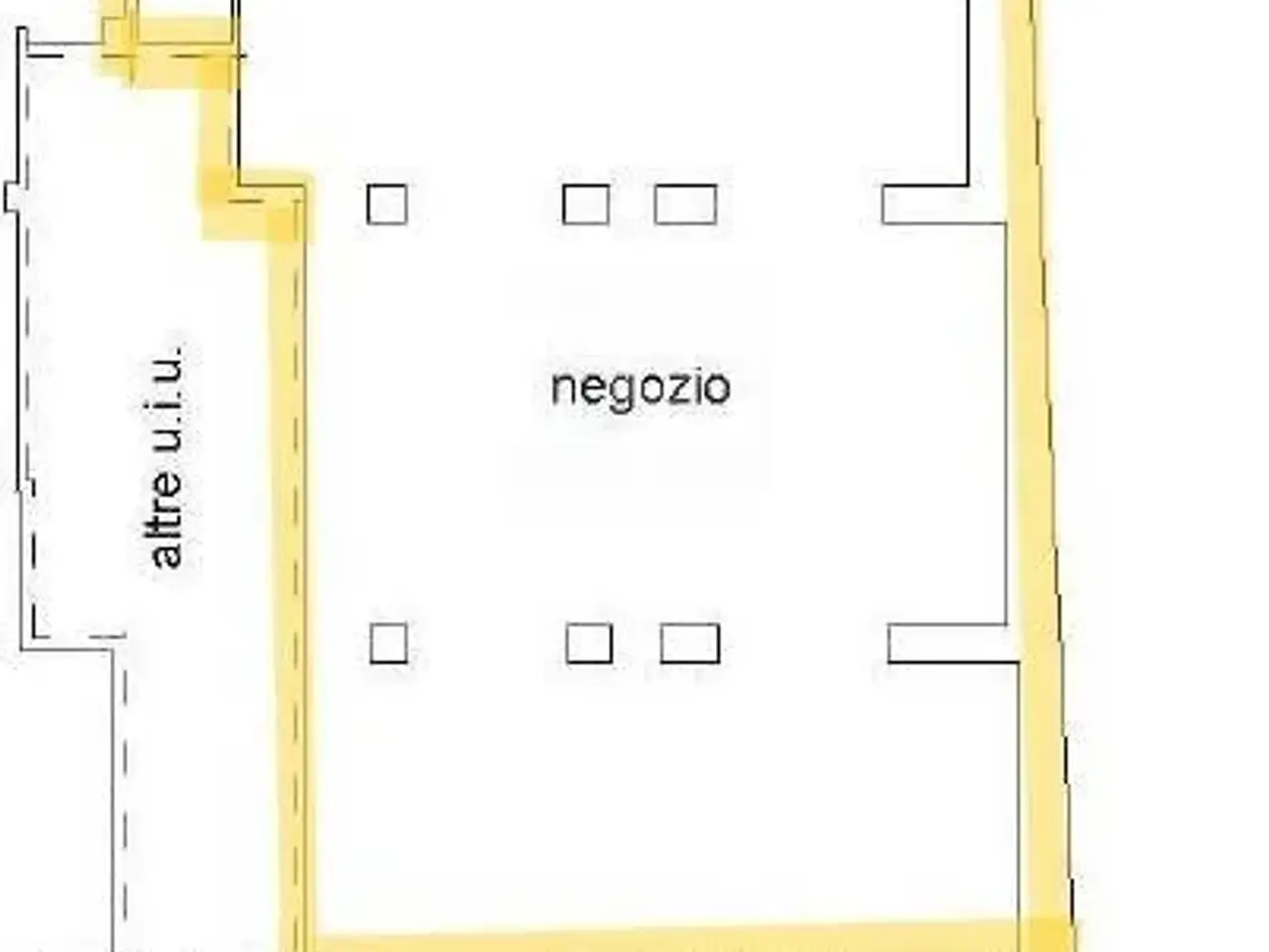 Negozio in Via del Santo, Padova, {3} - Planimetria 1