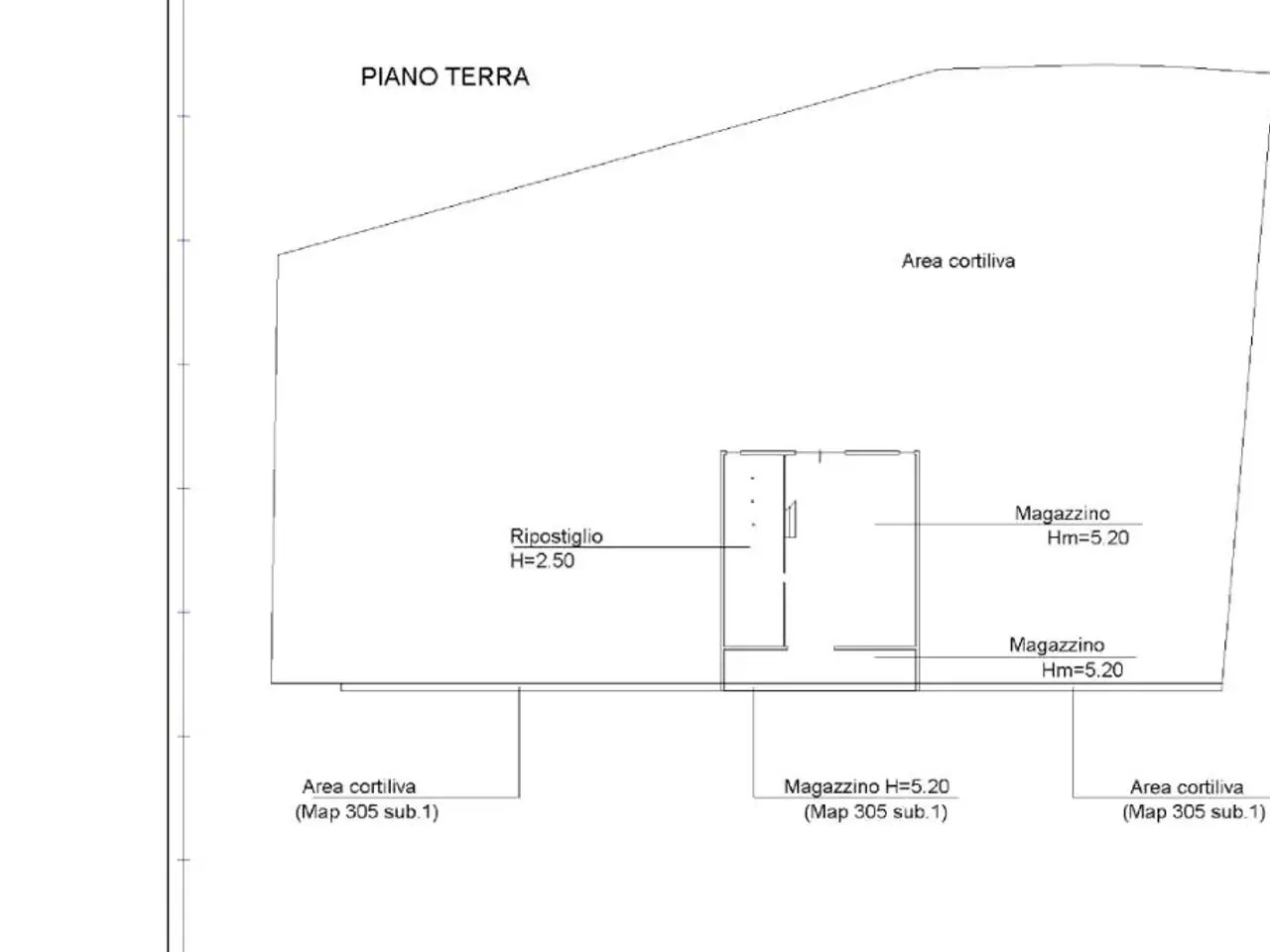 Capannone in Via Gramsci 43, Reggio Emilia, {3} - Planimetria 1