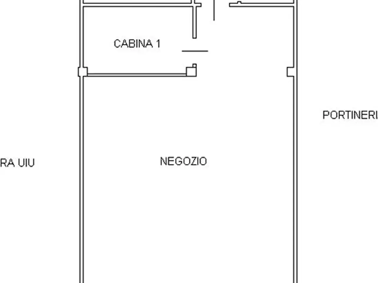 Negozio in Via Filippo Baldinucci, Milano, {3} - Planimetria 1