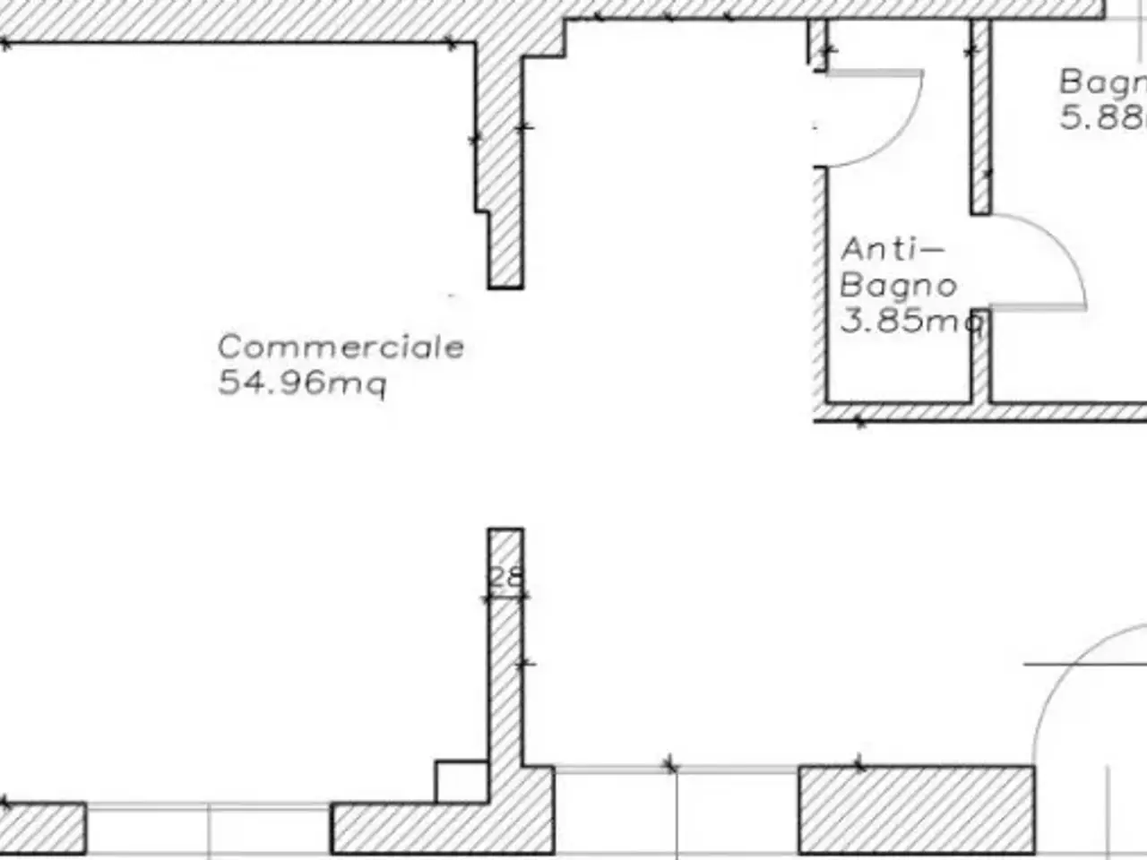 Negozio in , Suzzara, {3} - Planimetria 1