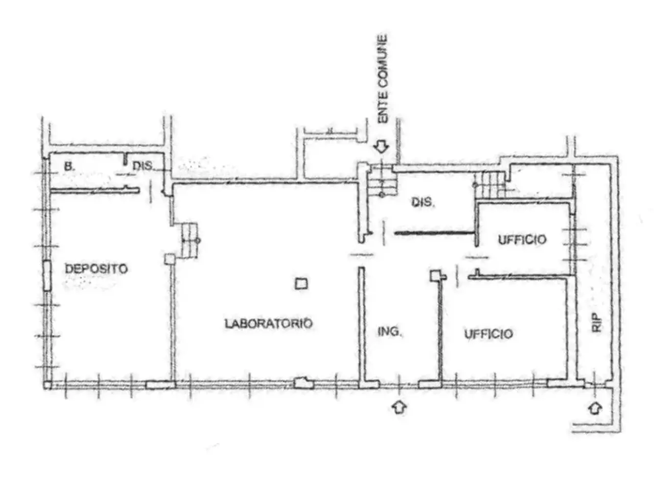 Laboratorio in Via Giacomo Matteotti 1, Bernareggio, {3} - Planimetria 1
