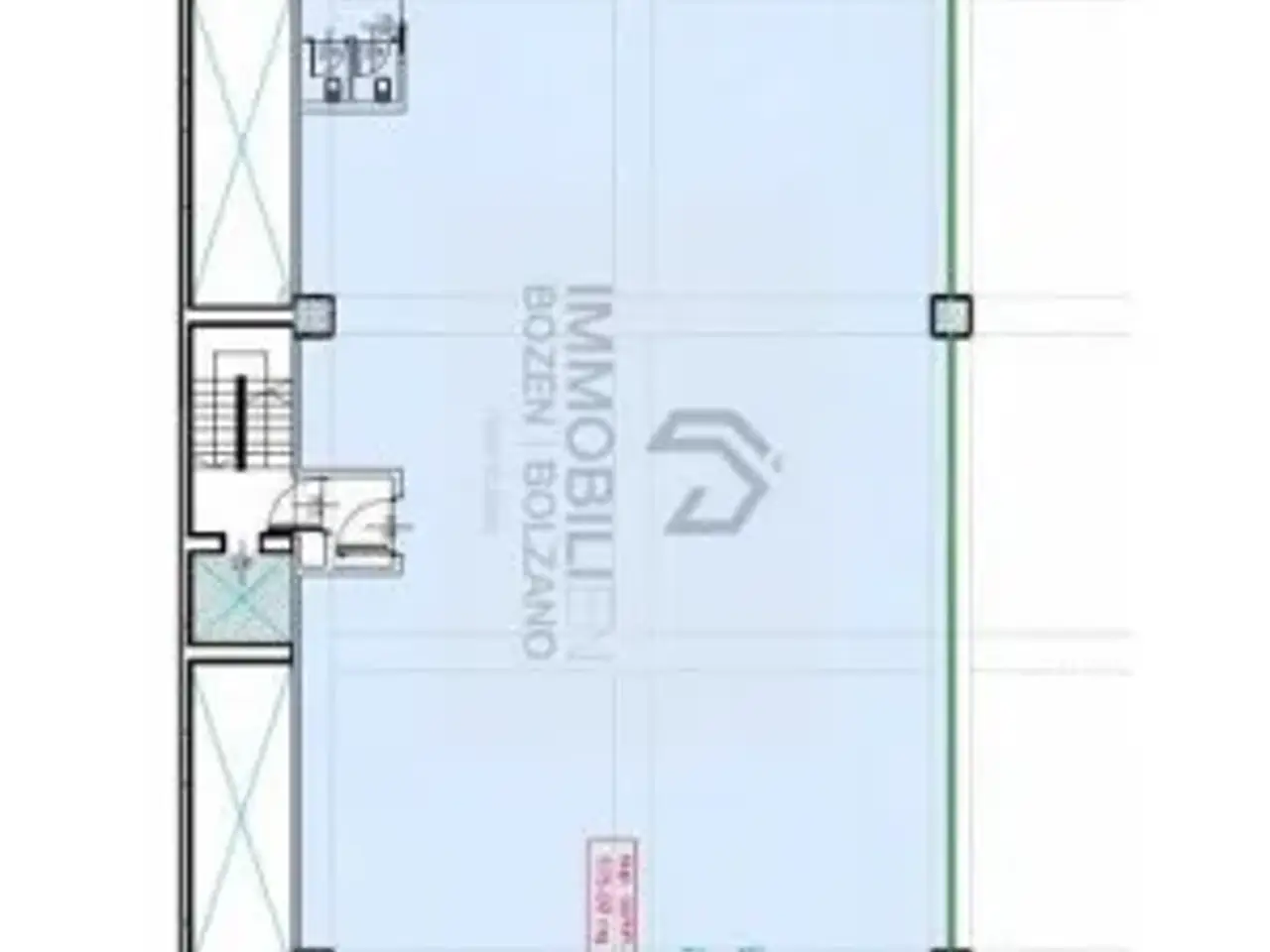 Negozio in Via Alessandro Volta 17, Bolzano, {3} - Planimetria 1