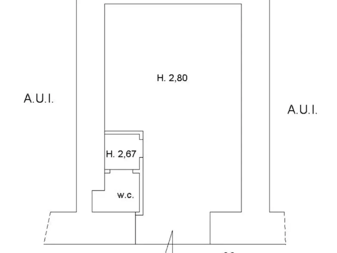 Negozio in Via Speranzella 66, Napoli, {3} - Planimetria 1