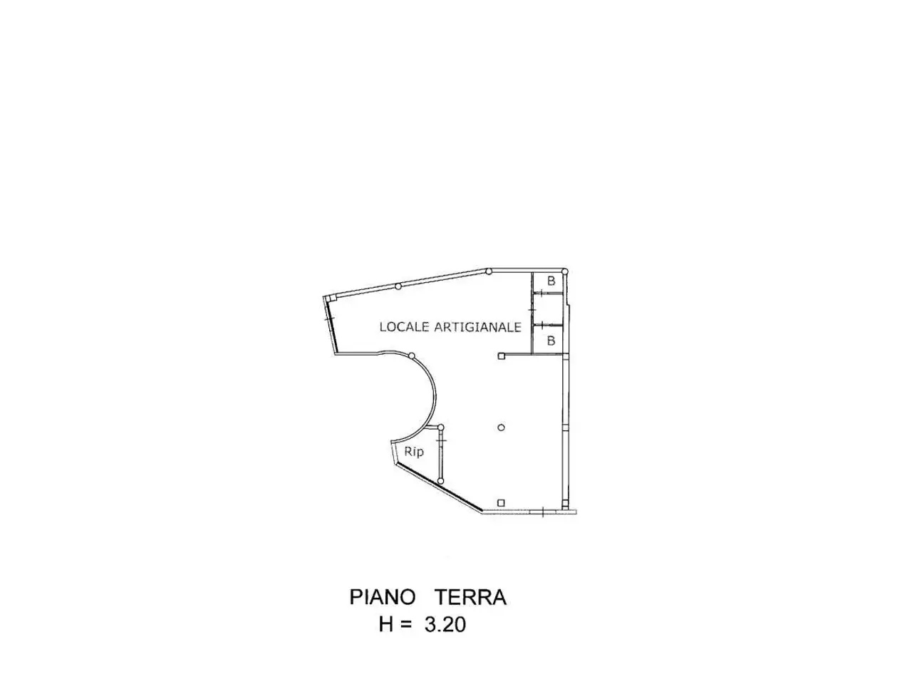 Ufficio in Via Asproni  33, Alghero, {3} - Planimetria 1