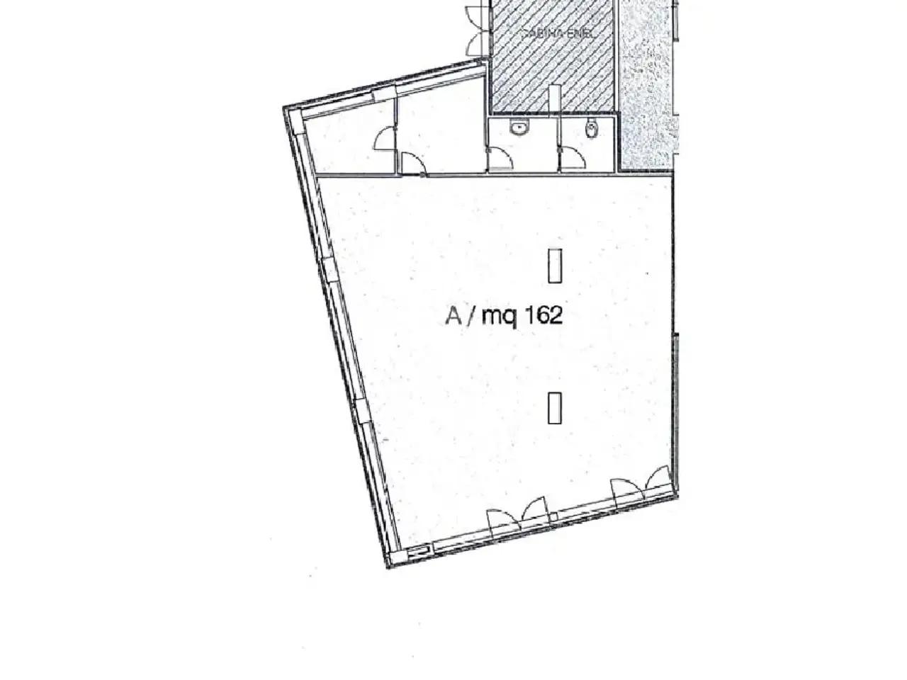 Negozio in Via Padre Giglio 9, Cosenza, {3} - Planimetria 1