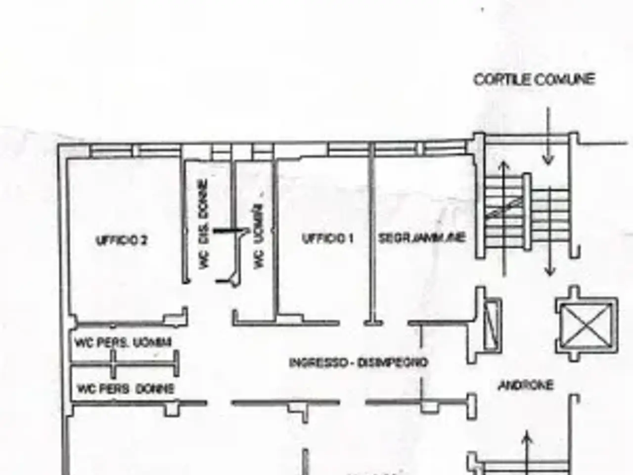 Ufficio in Via Bonaventura Mazzarella 15, Lecce, {3} - Planimetria 1