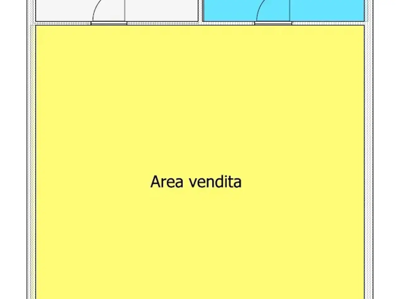 Negozio in Via Alcide dei Gasperi, Mugnano Di Napoli, {3} - Planimetria 1