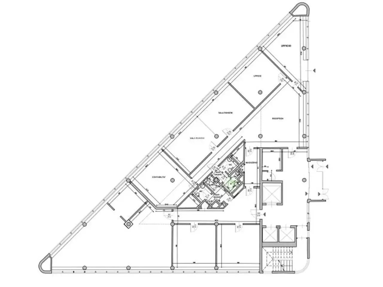 Ufficio in Via Grosio 10, Milano, {3} - Planimetria 1