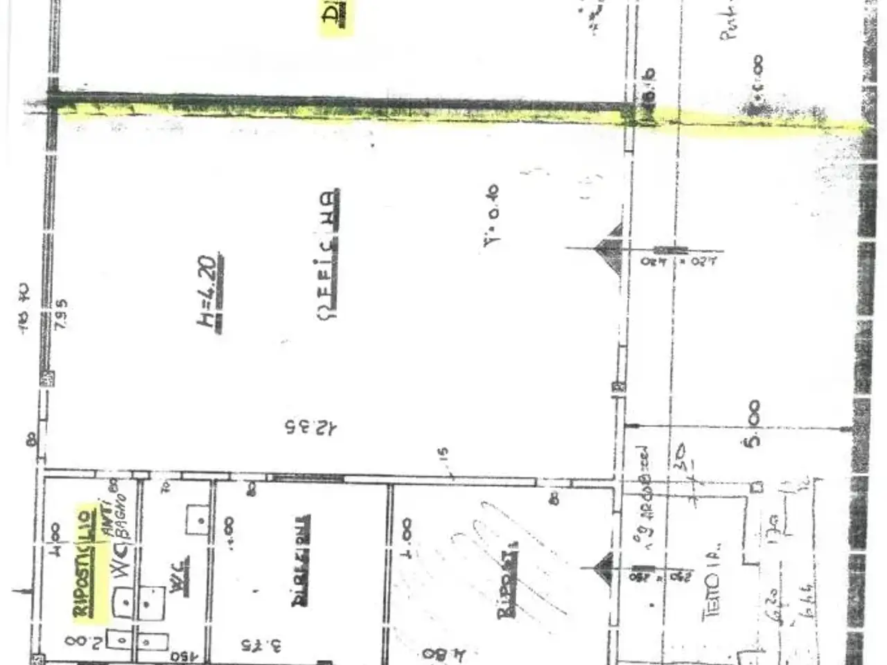 Capannone in Via Canale Bonificazione 466, Cesenatico, {3} - Planimetria 1
