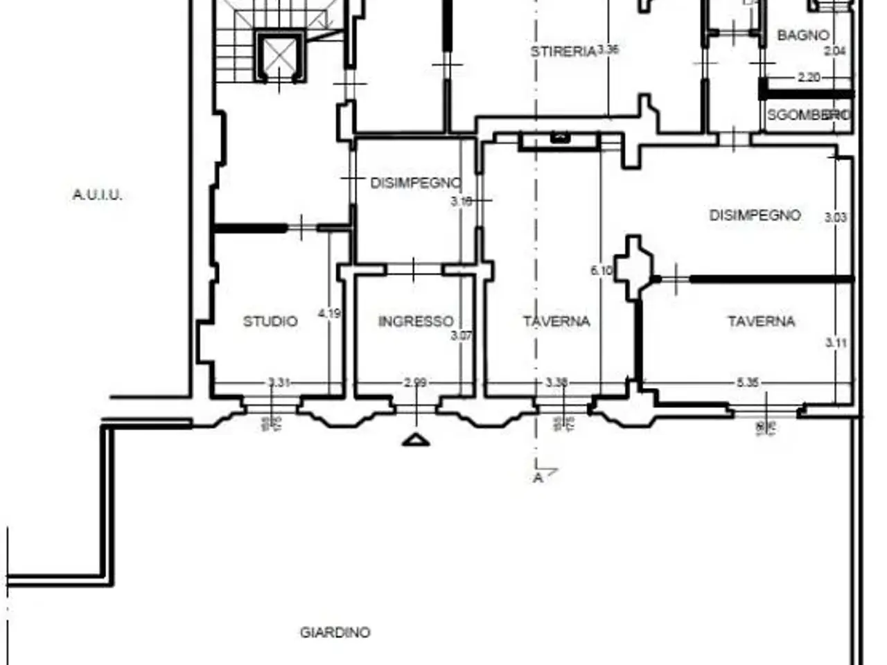 Villa bifamiliare in vendita, Piazza Sant'Eusebio 3, Vercelli - Planimetria 1